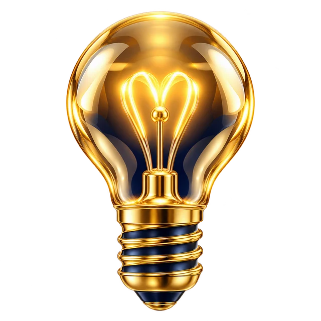 Gold innovate illustration