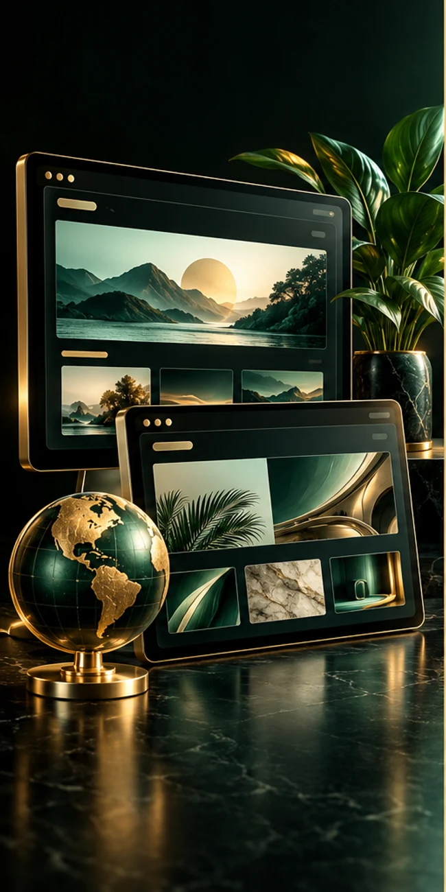 Explore real websites concept illustration
